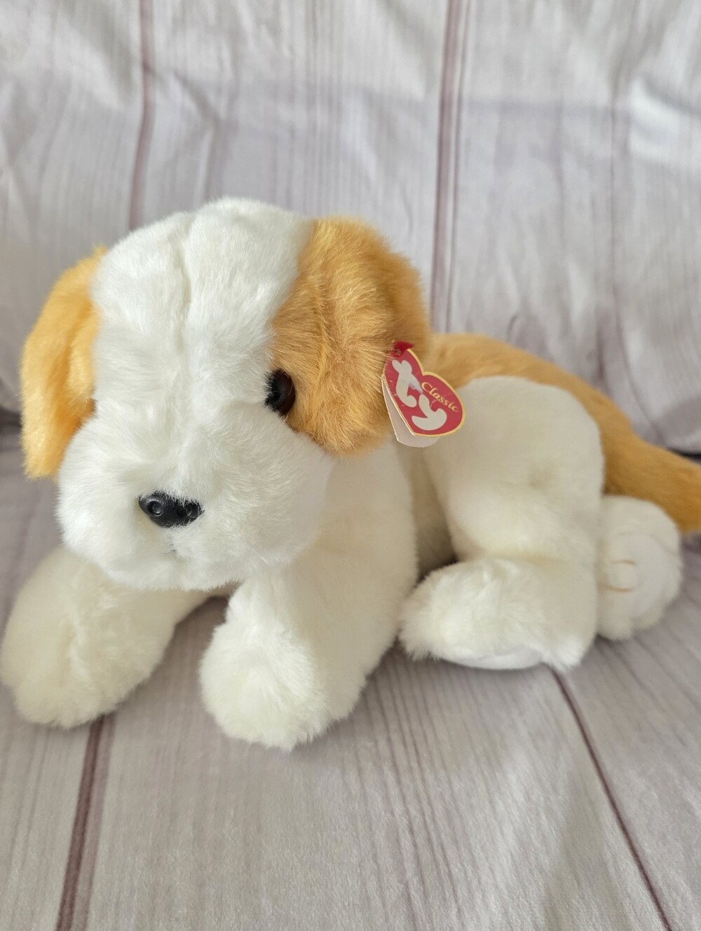 TY Classic Romper Terrier Dog Plush Stuffed Toy Buddies 12 Inch 2000